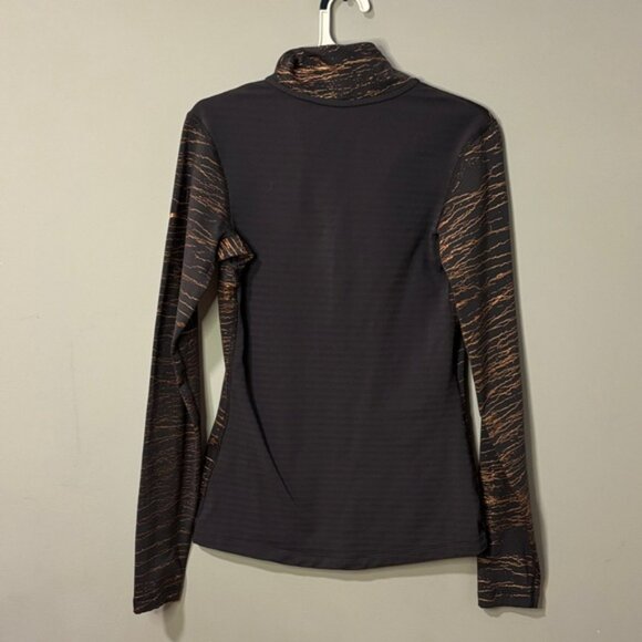 Nike Grey and Bronze Long‎ Sleeve Top - Picture 3 of 5